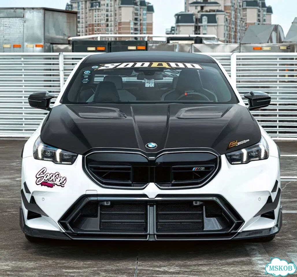 Капот BMW M5 G90 G99 G60 SQ сухой карбон фото 2