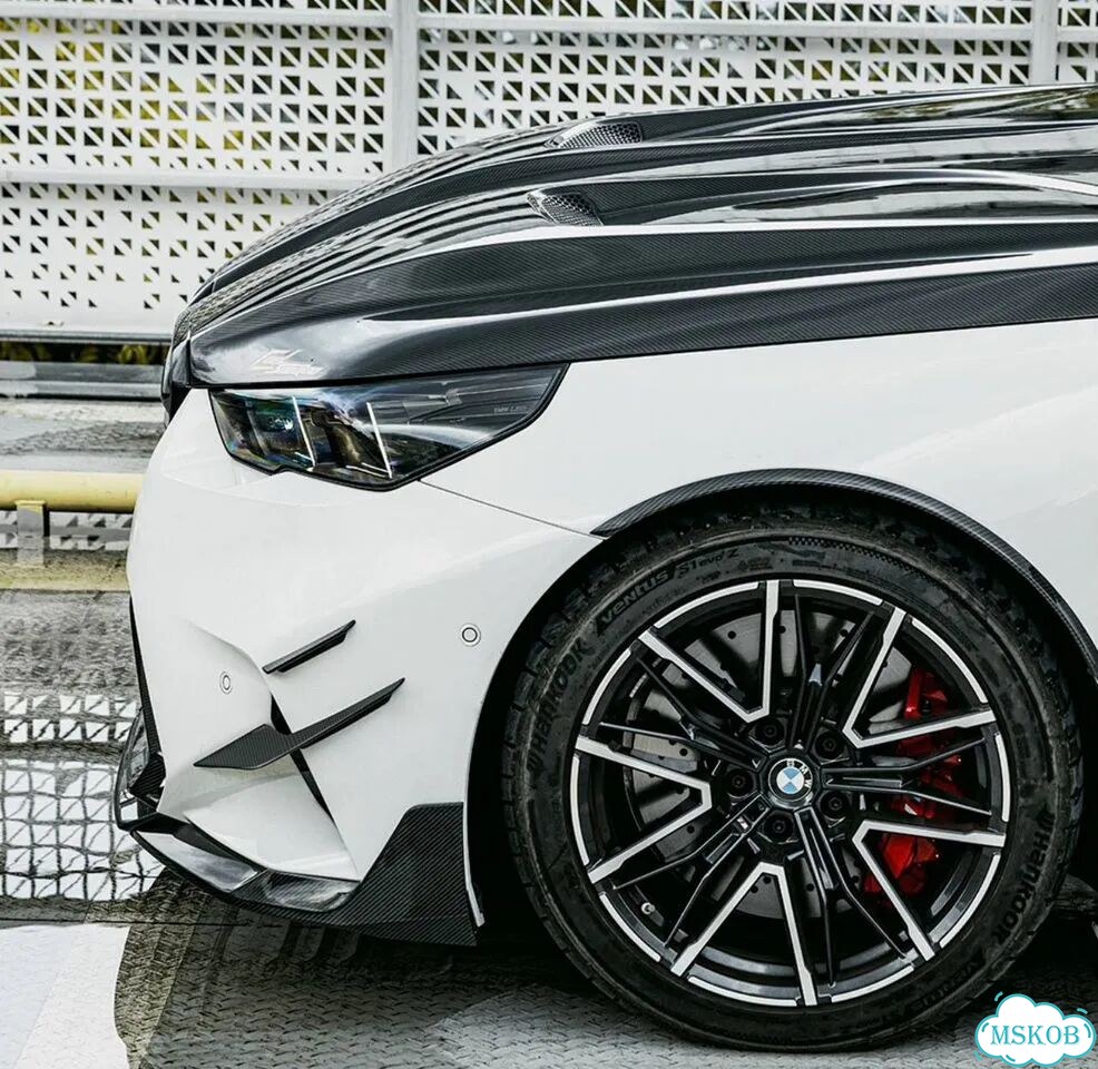 Капот BMW M5 G90 G99 G60 SQ сухой карбон фото 5