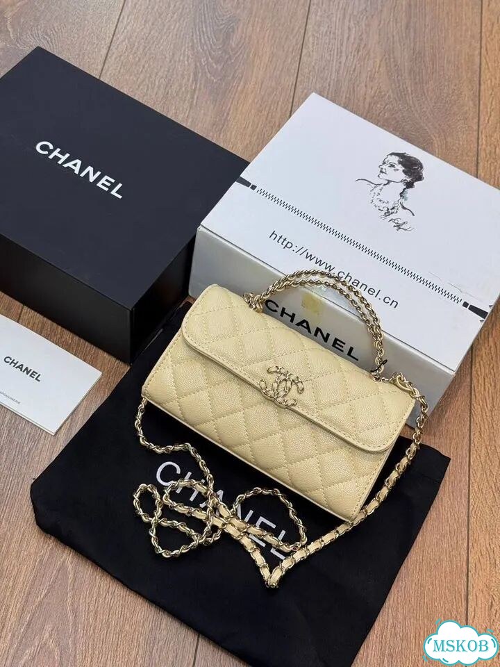 Chanel мини-сумка натуральная кожа 19x11 см фото 6