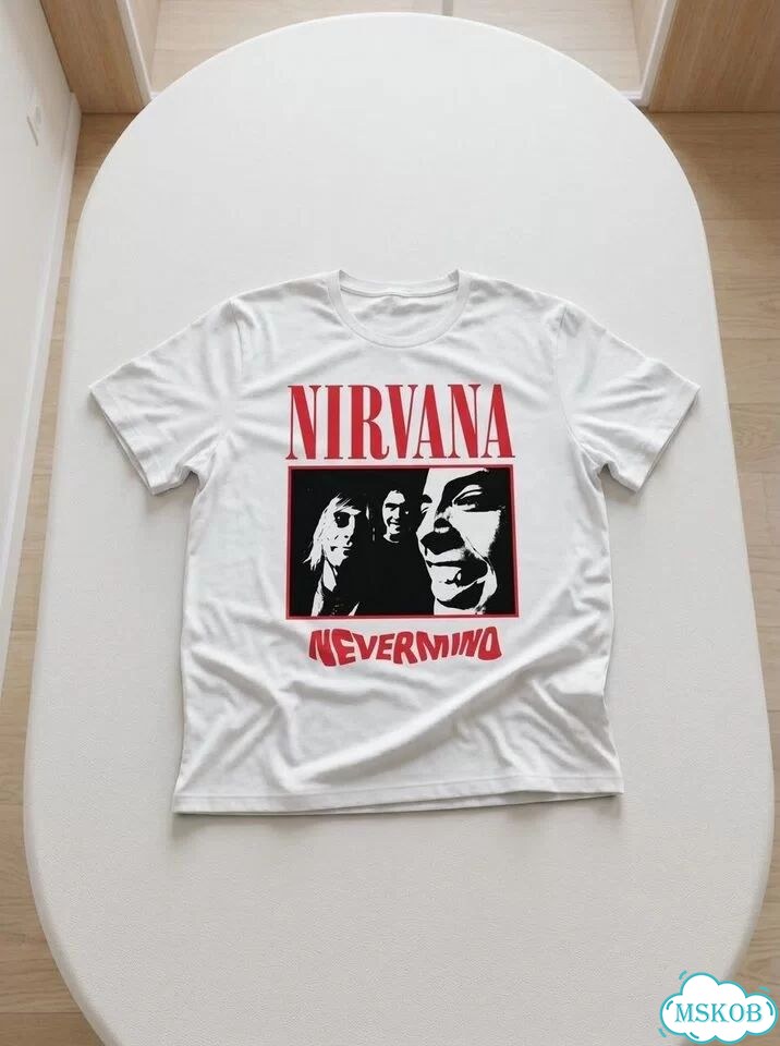 Футболка nirvana nevermind y2k rick owens фото 1