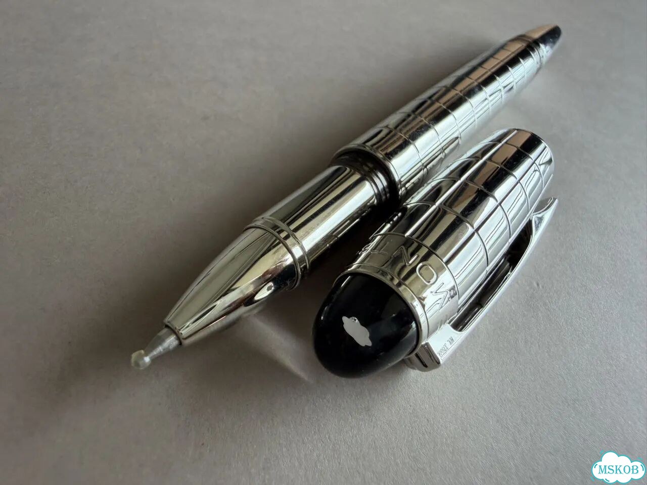 Montblanc ручка Starwalker серебро фото 2