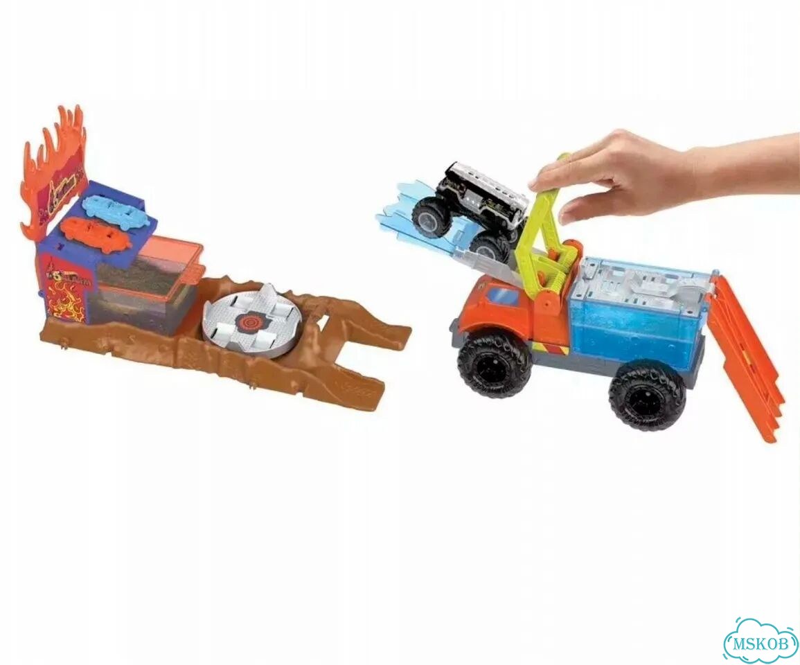 Трек Hot Wheels Пожарное спасение Монстр Трак фото 3