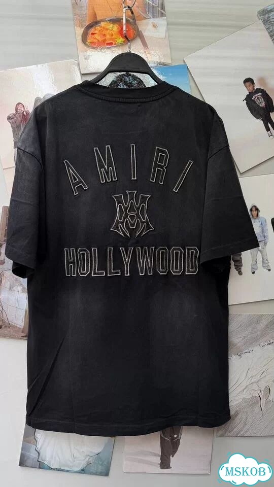 Футболка Amiri Hollywood оверсайз фото 2