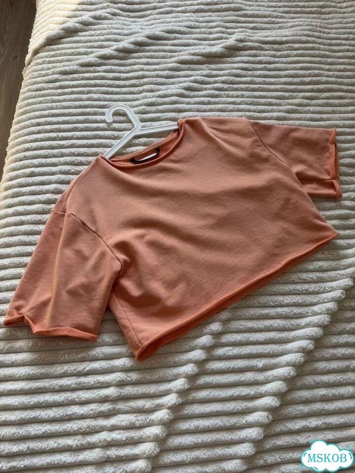 Футболка maag zara оранжевая фото 1