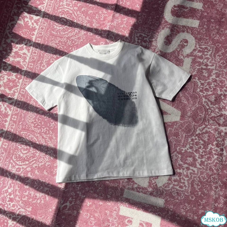 Футболка Maison Margiela белая фото 1