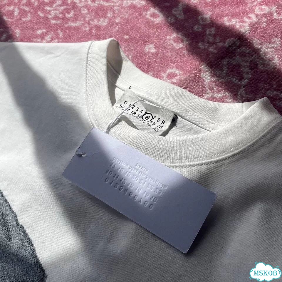 Футболка Maison Margiela белая фото 7