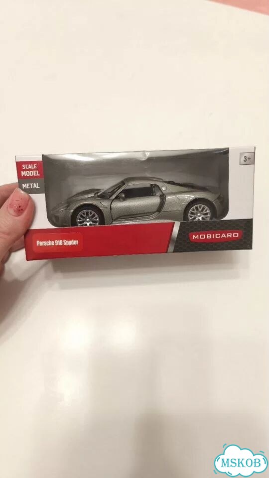 Игрушечная машинка Porsche 918 spyder фото 1