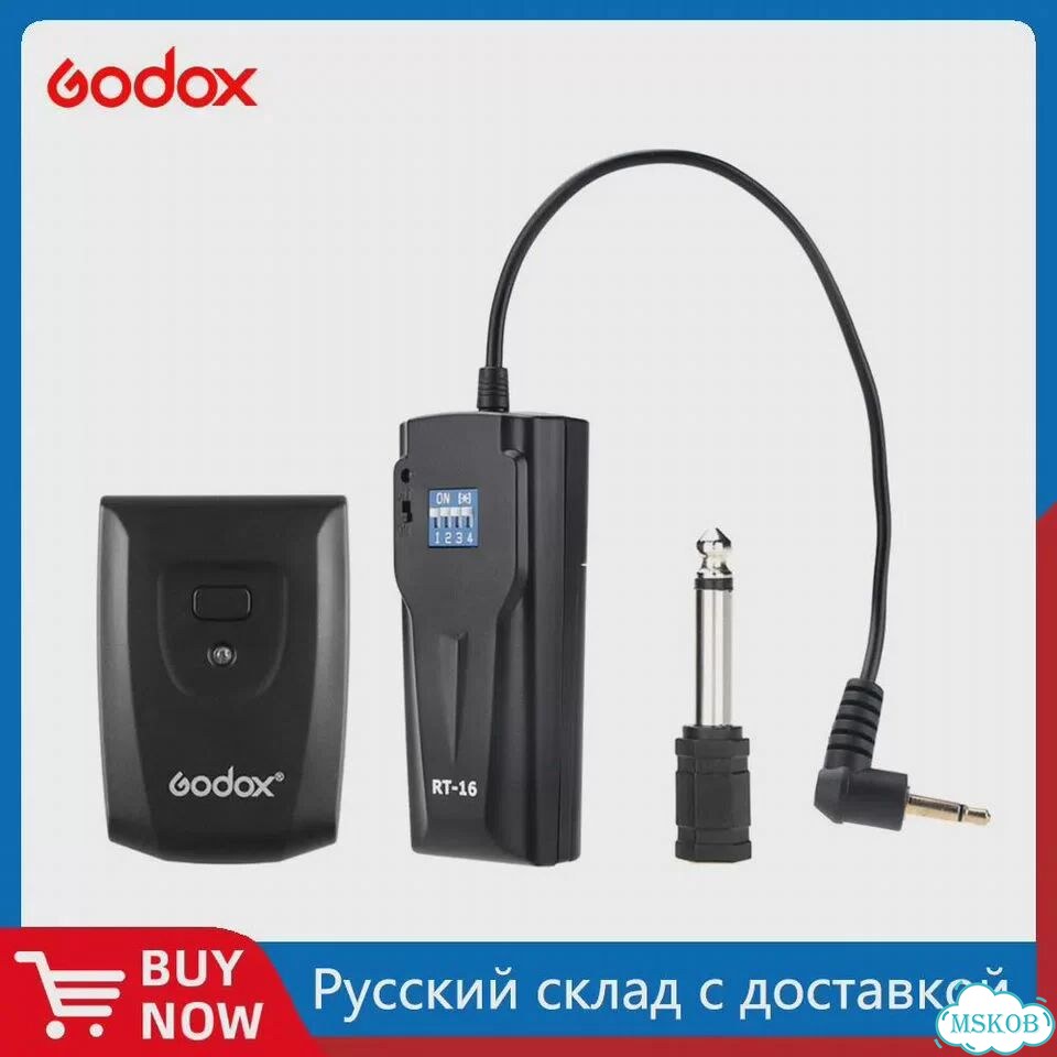 Godox Rt-16 Триггер для вспышки для Canon Nikon Pentax RT-16 Receiver фото 2