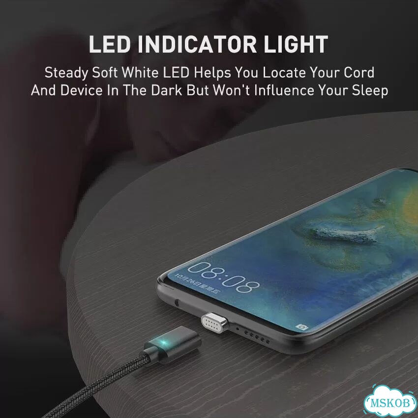 Магнитный кабель JianHan с разъемами USB Type-C для Xiaomi, LG, Samsung, Розовый, 1 м, Pink 3 in 1 фото 4
