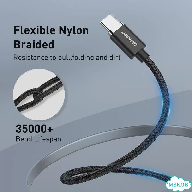 Магнитный кабель JianHan с разъемами USB Type-C для Xiaomi, LG, Samsung, Розовый, 1 м, Pink 3 in 1 фото 5