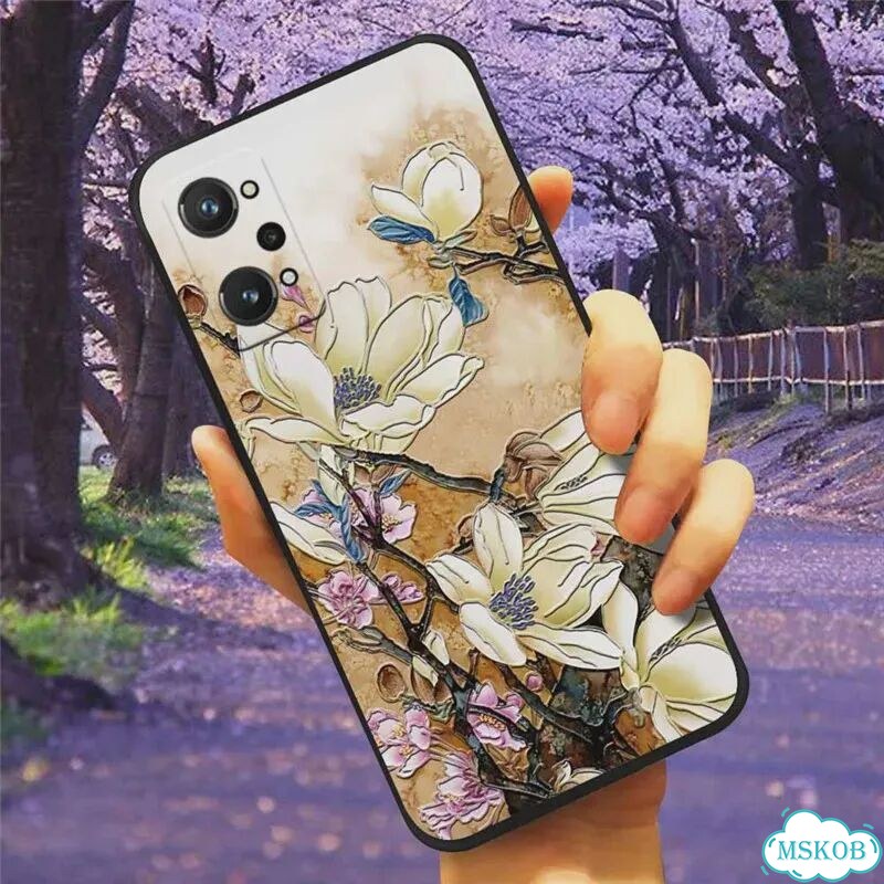 Для Realme GT Neo 3 T 3 2T чехол 3D мультяшный рельефный силиконовый Фиолетовый, 61, RealmeGT Neo 3 фото 7