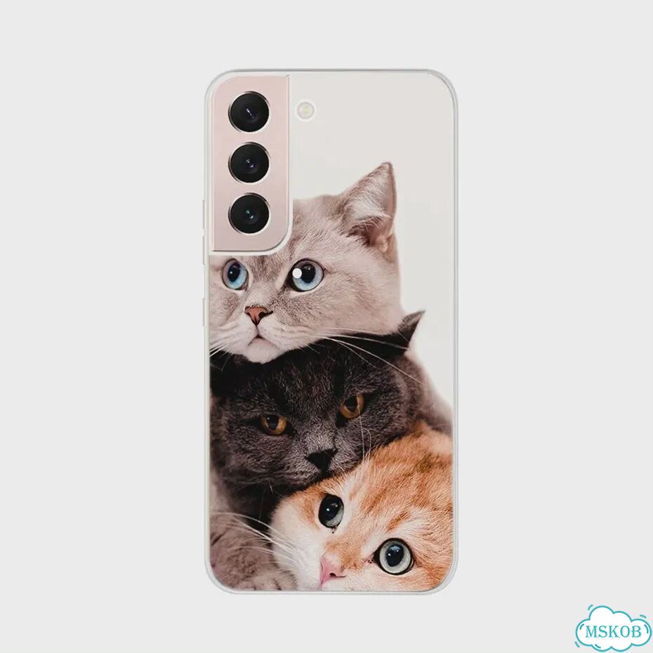 Чехол для телефона с красивым цветком для Samsung Galaxy S22 Pro S 22, Ультратонкий чехол с милым ко фото 6