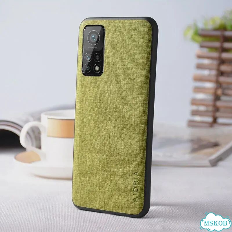 Чехол для Xiaomi Mi 10T Pro Lite, чехол с текстильной текстурой из Темно-синий, Blue, Mi 10T фото 6