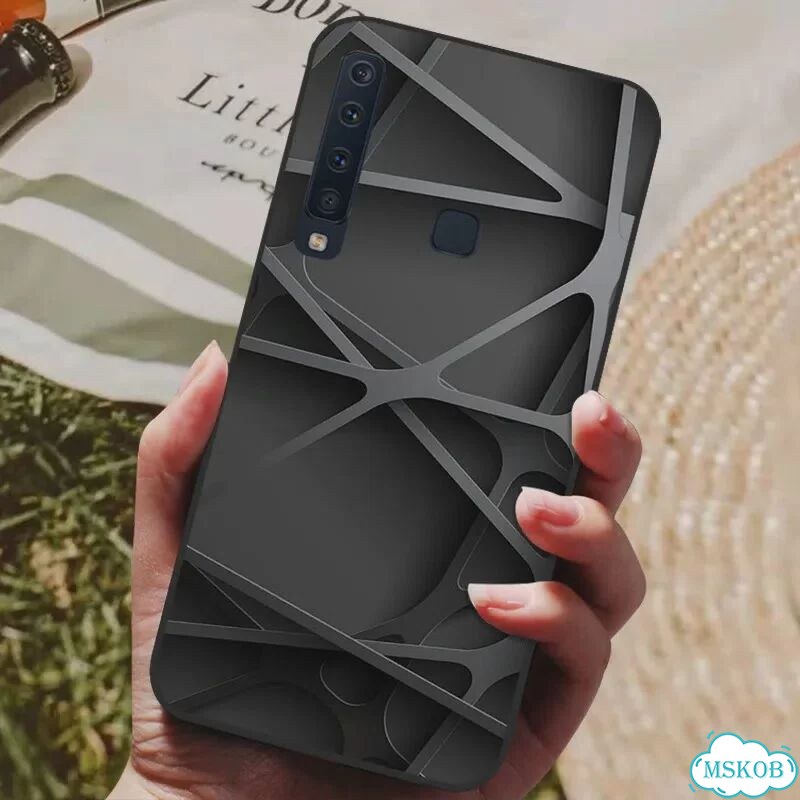 Для Samsung A9 2018, силиконовый чехол, черный милый мультяшный чехол для Samsung Galaxy A9 A7 2018 фото 5