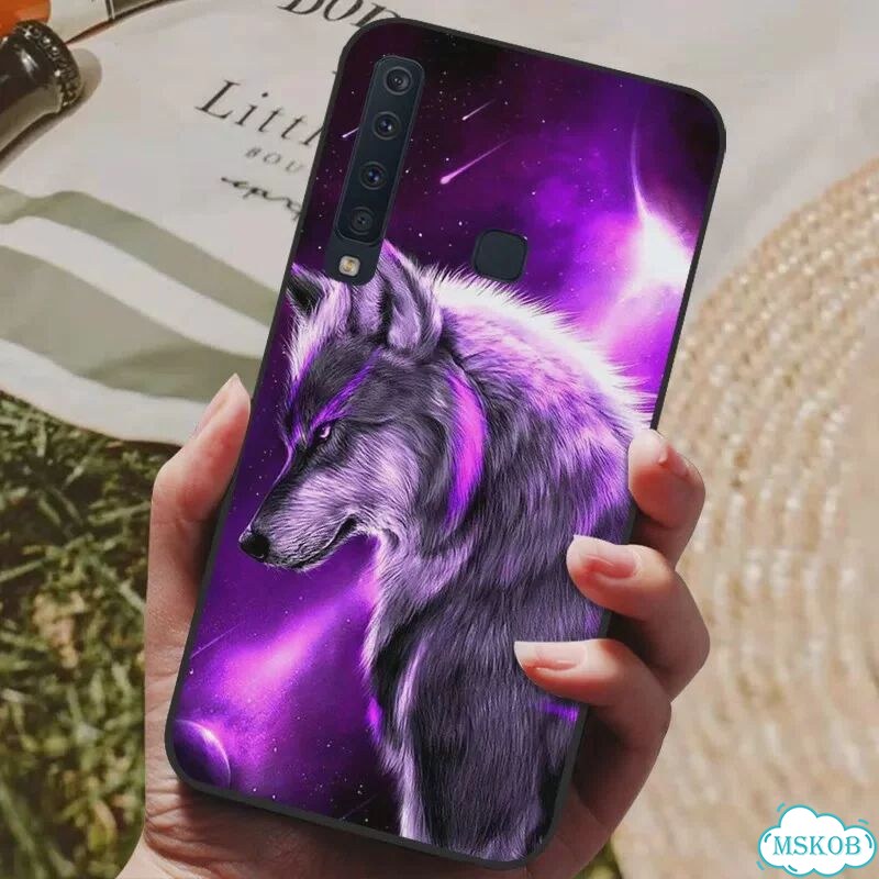 Для Samsung A9 2018, силиконовый чехол, черный милый мультяшный чехол для Samsung Galaxy A9 A7 2018 фото 6