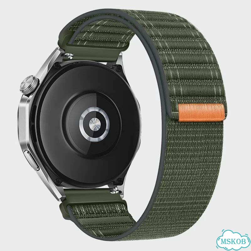 Ремешок для Samsung Galaxy Watch, нейлоновый, AGreen фото 1