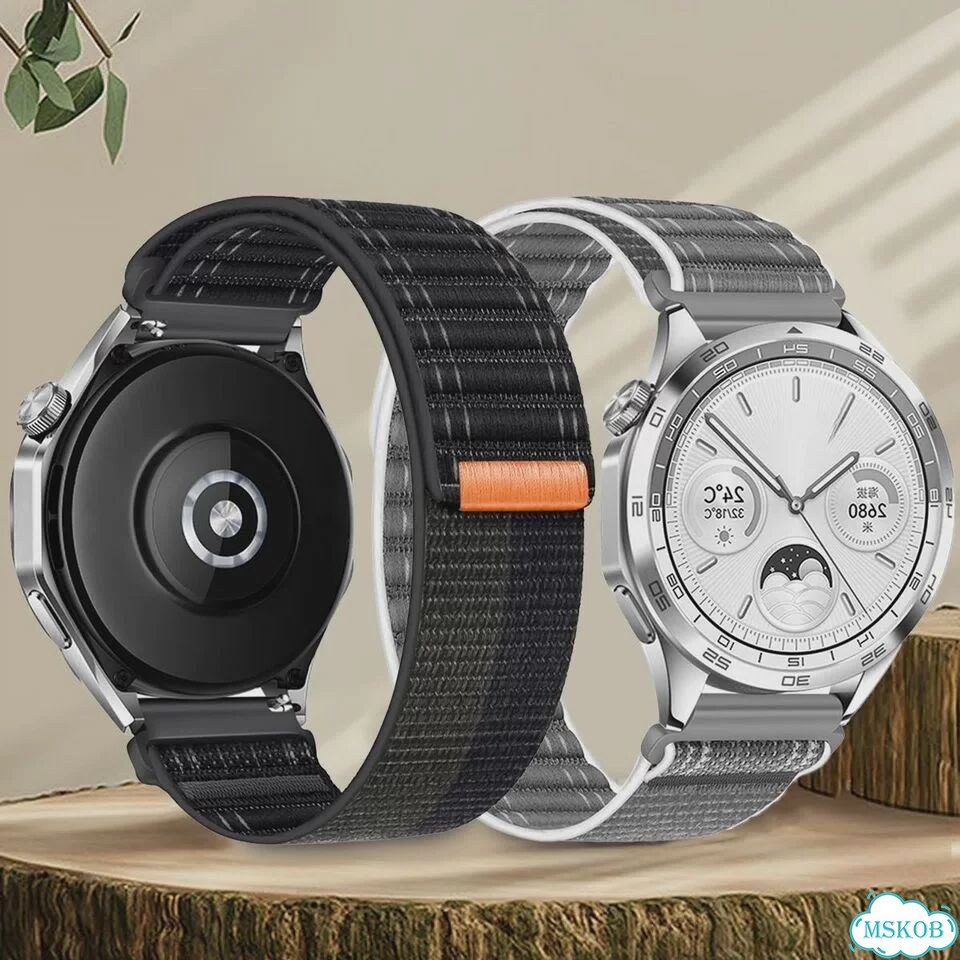 Ремешок для Samsung Galaxy Watch, нейлоновый, AGreen фото 7