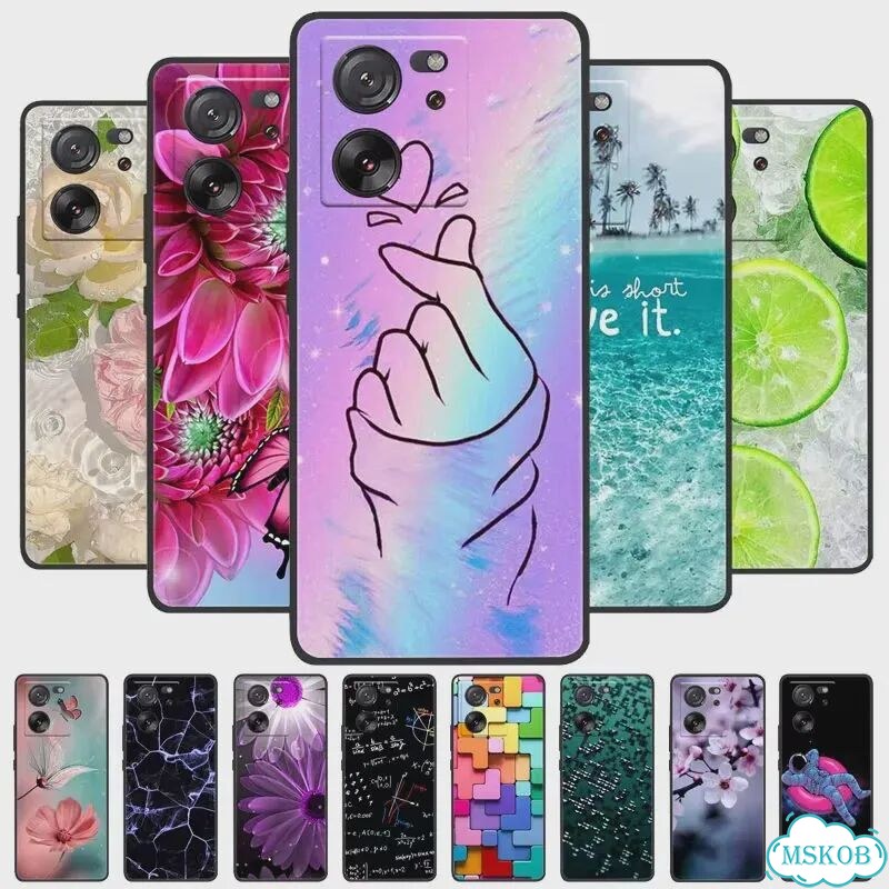 Чехол для Xiaomi 13T Pro с лаймом на льду, силикон фото 2