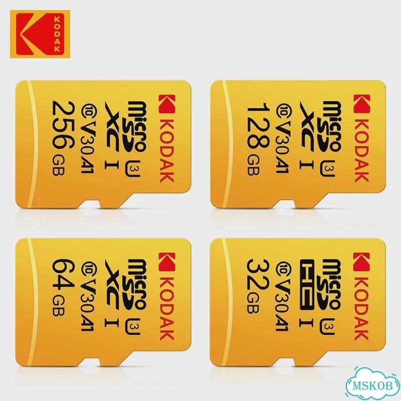 Kodak Micro SD карта памяти 32/64/128/256 гб Class10 V30 128GB фото 3