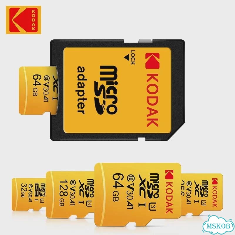 Kodak Micro SD карта памяти 32/64/128/256 гб Class10 V30 128GB фото 5