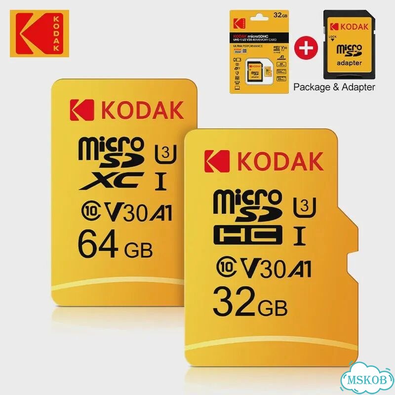 Kodak Micro SD карта памяти 32/64/128/256 гб Class10 V30 128GB фото 7