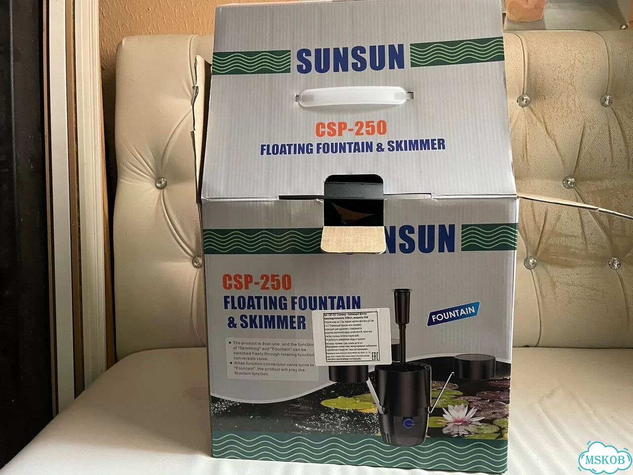 Скиммер плавающий sunsun csp-250 фото 3
