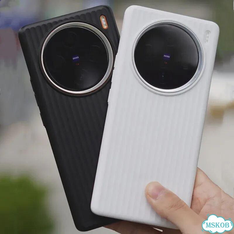 Чехол Corrugated Clear для Vivo X100 Ultra, матовый фото 2