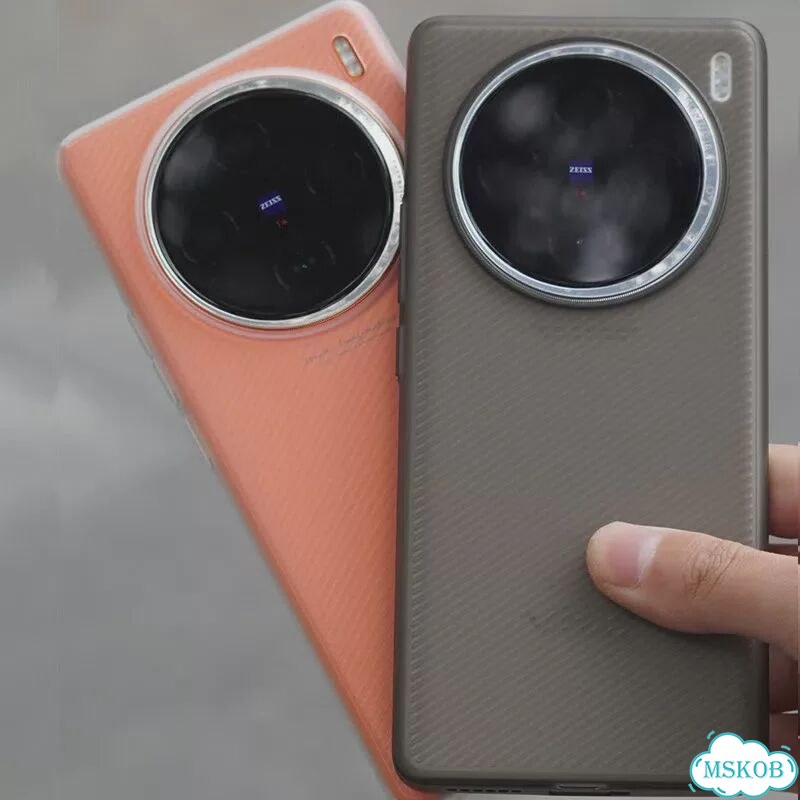 Чехол Corrugated Clear для Vivo X100 Ultra, матовый фото 7