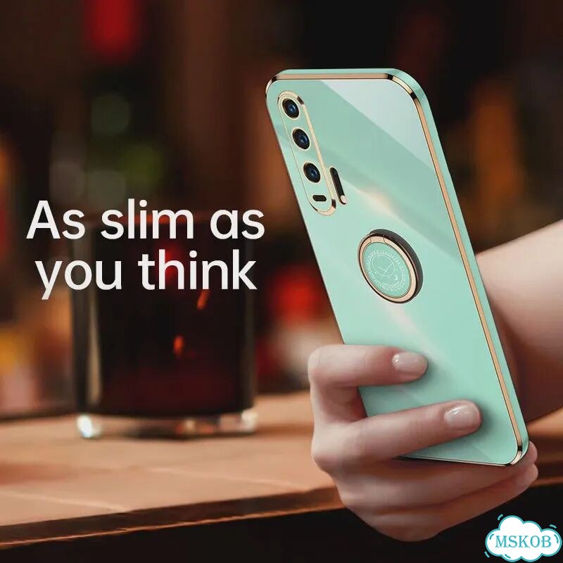 Для Honor 20 Pro Чехол Honor 20Pro Phone Чехол YAL-AL10 Back Cover Luxury Square Розовый, 6D Red фото 4