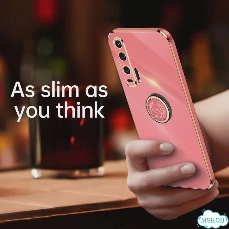 Для Honor 20 Pro Чехол Honor 20Pro Phone Чехол YAL-AL10 Back Cover Luxury Square Розовый, 6D Red фото 5