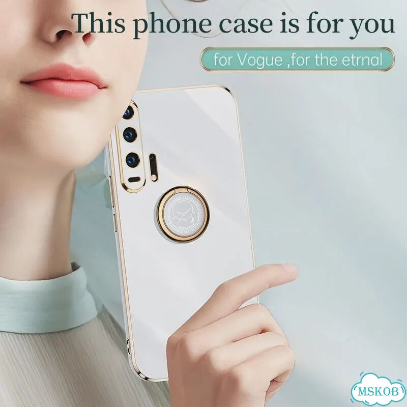 Для Honor 20 Pro Чехол Honor 20Pro Phone Чехол YAL-AL10 Back Cover Luxury Square Розовый, 6D Red фото 7