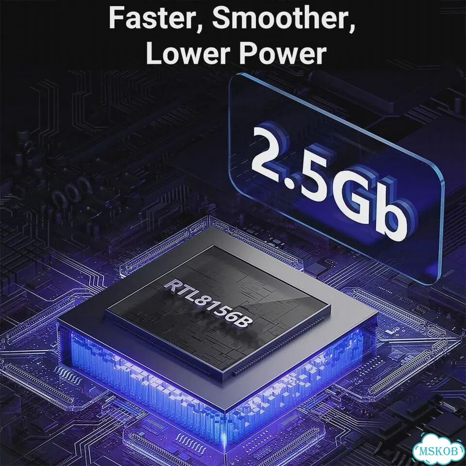 EQP Ethernet-адаптер USB-C 2.5Гбит A to 2.5G фото 7