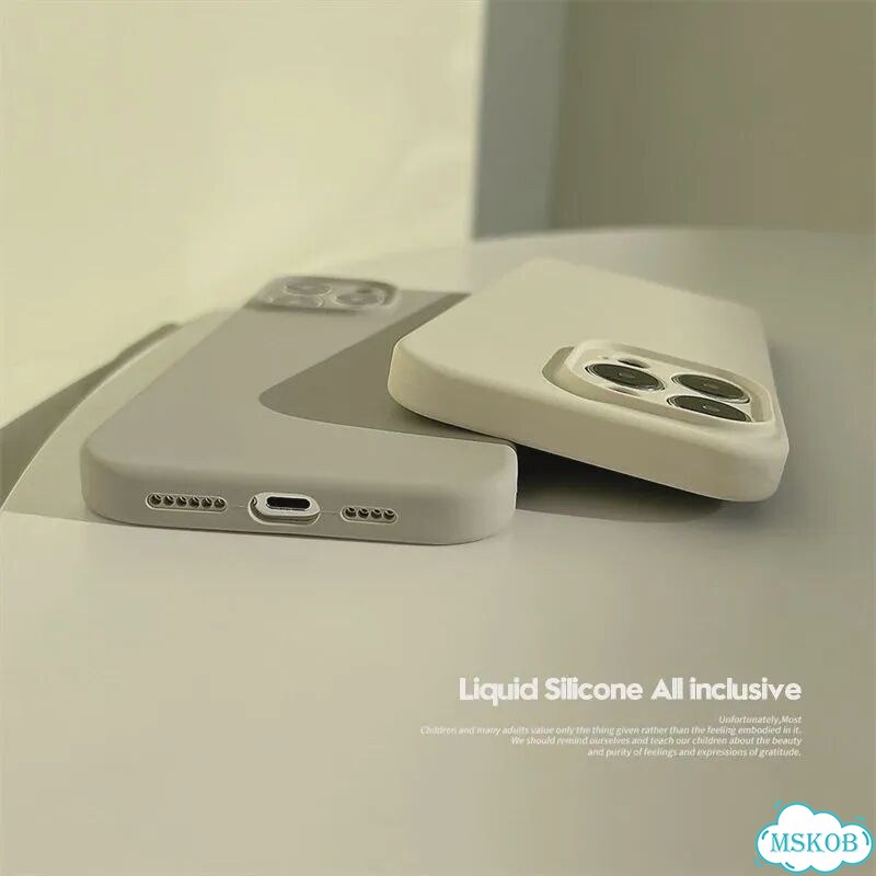 INS Роскошный жидкий мягкий силиконовый чехол для телефона для Apple Finch Blue, For iPhone 13 Pro фото 6