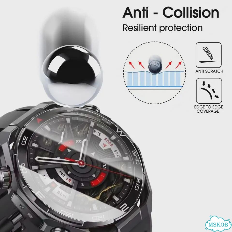 Закаленное стекло для Huawei Watch Ultimate 2 bappsus 5X-With Install Kit фото 3