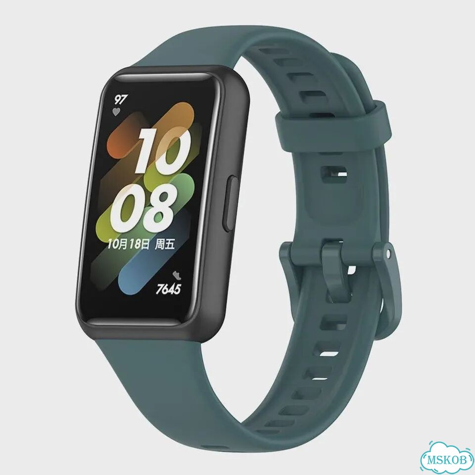 Силиконовый ремешок для Huawei Band 7 zenheo Бежевый, Beige фото 5