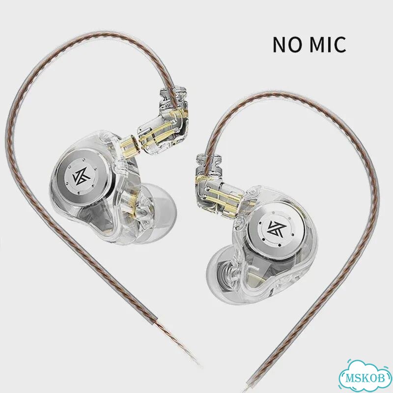 KZ EDX PRO внутриканальные наушники Clear NO MIC фото 1