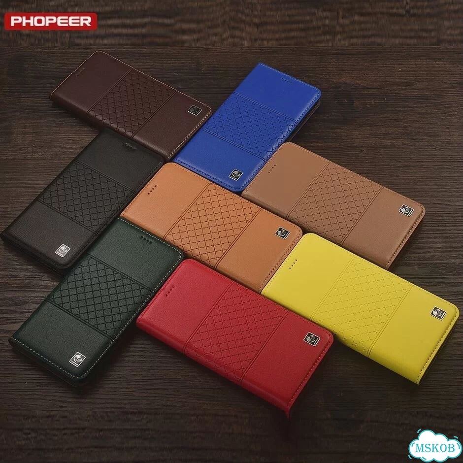 Черный кожаный чехол-кошелек Oukitel WP55 Pro фото 5
