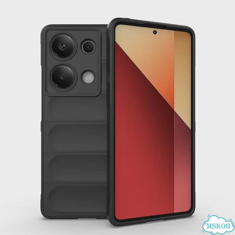 Чехол для Xiaomi Poco M6 Pro, Бордовый фото 2