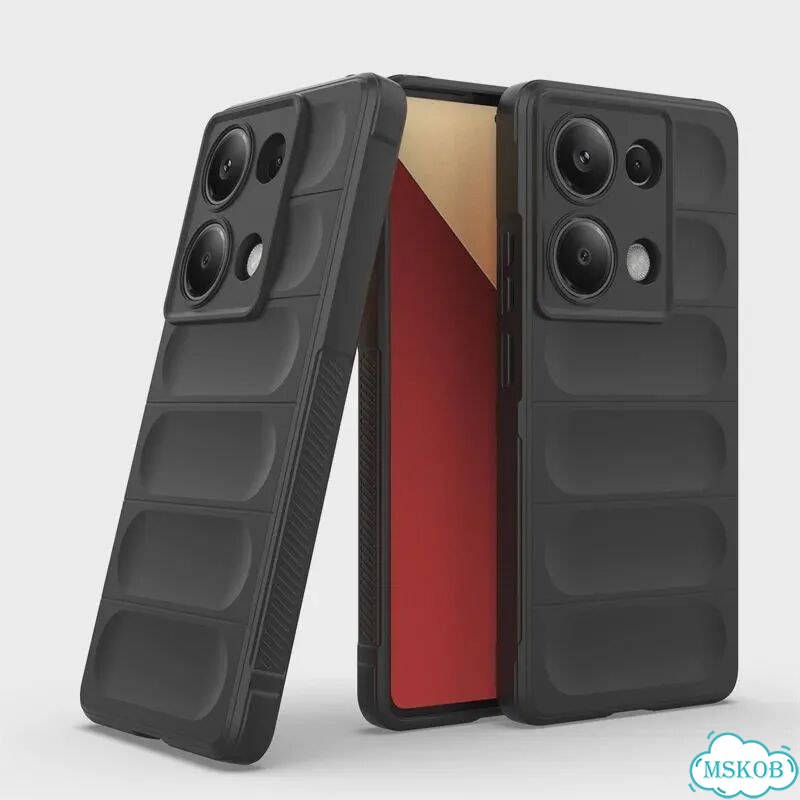 Чехол для Xiaomi Poco M6 Pro, Бордовый фото 3