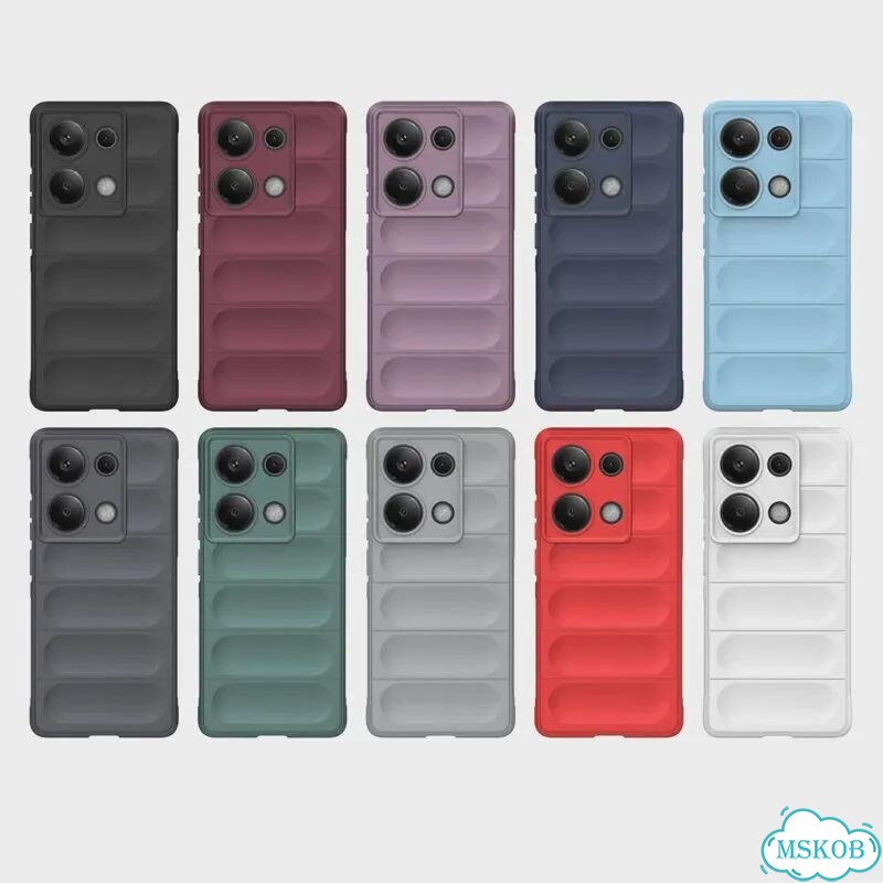 Чехол для Xiaomi Poco M6 Pro, Бордовый фото 4