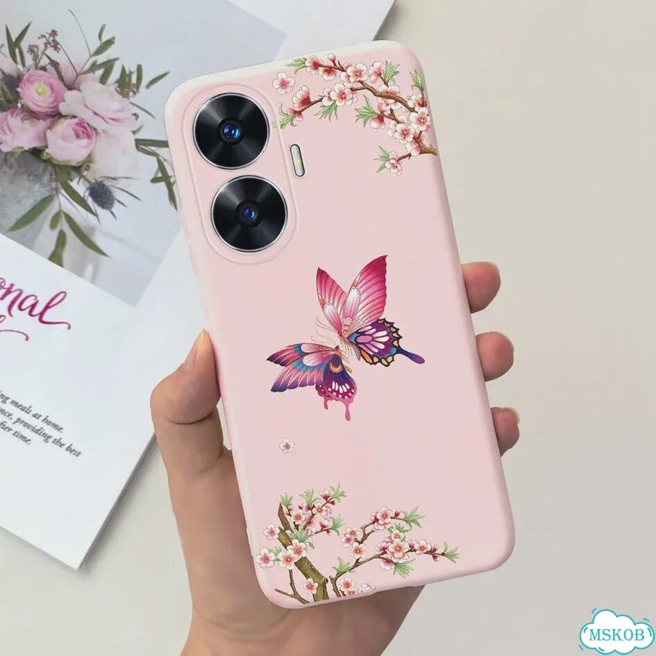 Чехол для oppo Realme C55, задняя панель из мягкого силикона для Realme C55 RMX3710 C 55 Real me C55 фото 6
