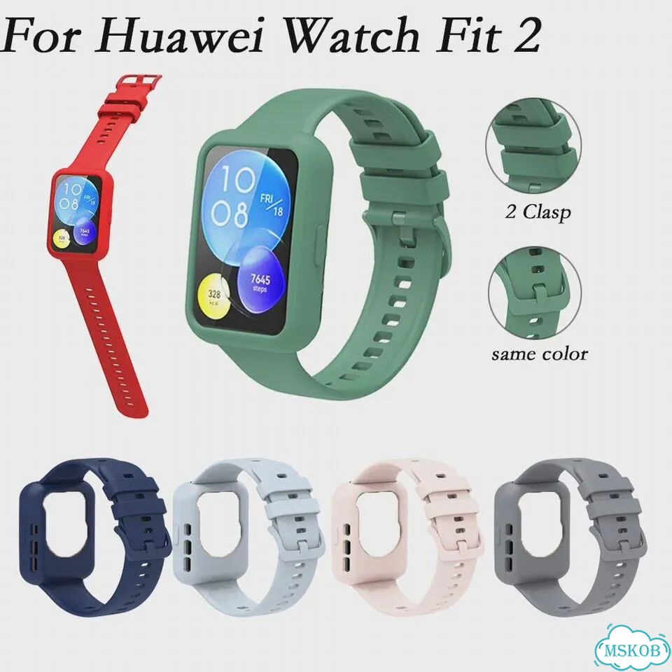 Силиконовый ремешок для Huawei Watch Fit 2, цвет 2 фото 2
