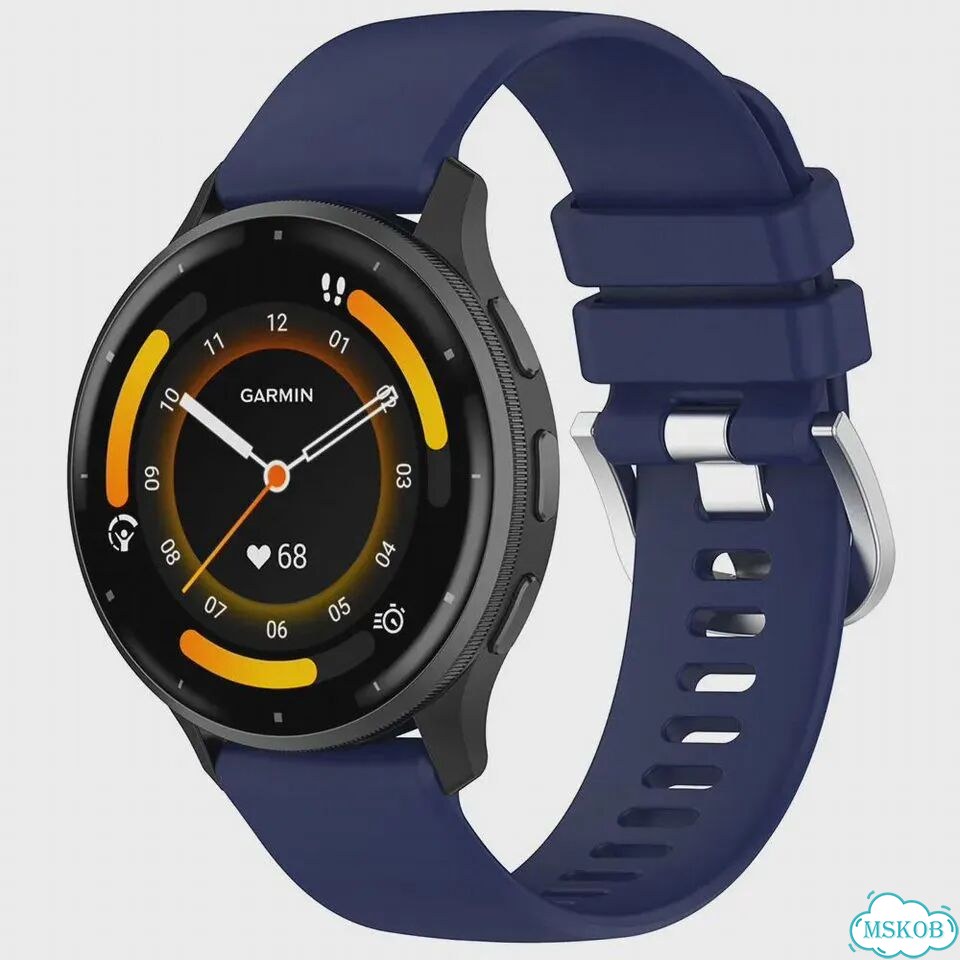 Красный силиконовый ремешок Arvin для Garmin Venu 4 45mm фото 3