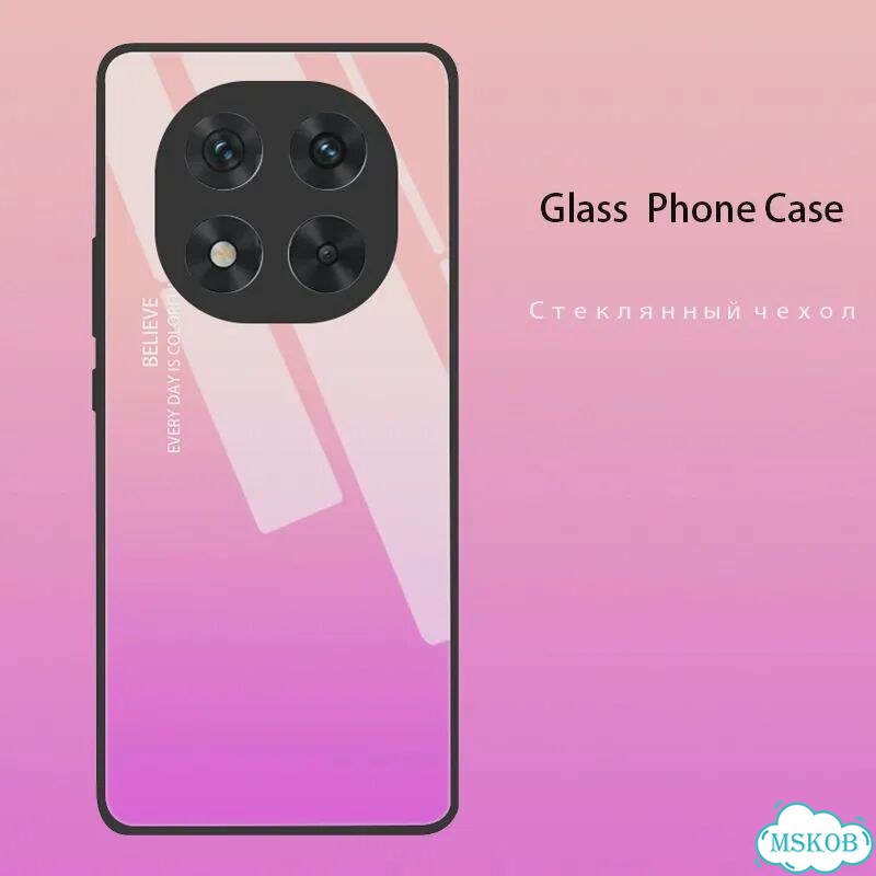 Черный чехол из закаленного стекла для Redmi Note 14 Pro 4G, Color: 6 фото 3