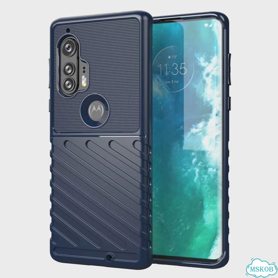 Модный чехол для мобильного телефона Motorola Edge + edge 2021 2022 Черный, черный, Moto Edge Plus фото 4