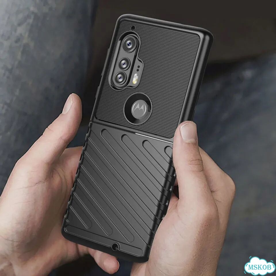 Модный чехол для мобильного телефона Motorola Edge + edge 2021 2022 Черный, черный, Moto Edge Plus фото 6