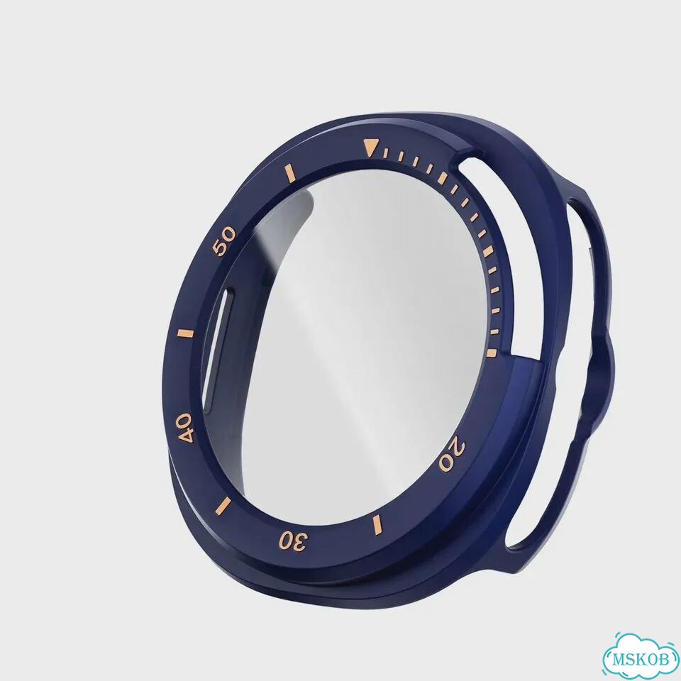 Защитный чехол для Samsung Galaxy Watch 8 Classic 46 мм bappsus Темно-синий, B-Blue Orange фото 1