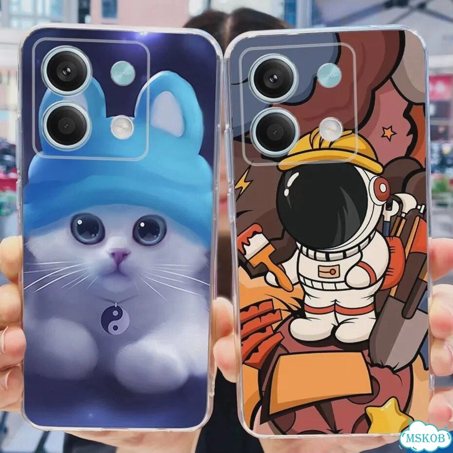 Чехол Redmi Note 13 Pro 4G, Цвет 717, силикон фото 4