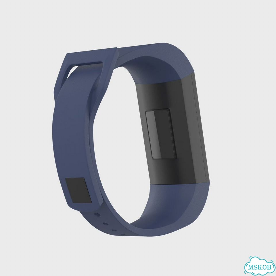 Белый силиконовый ремешок для Xiaomi Mi Band 4C фото 4