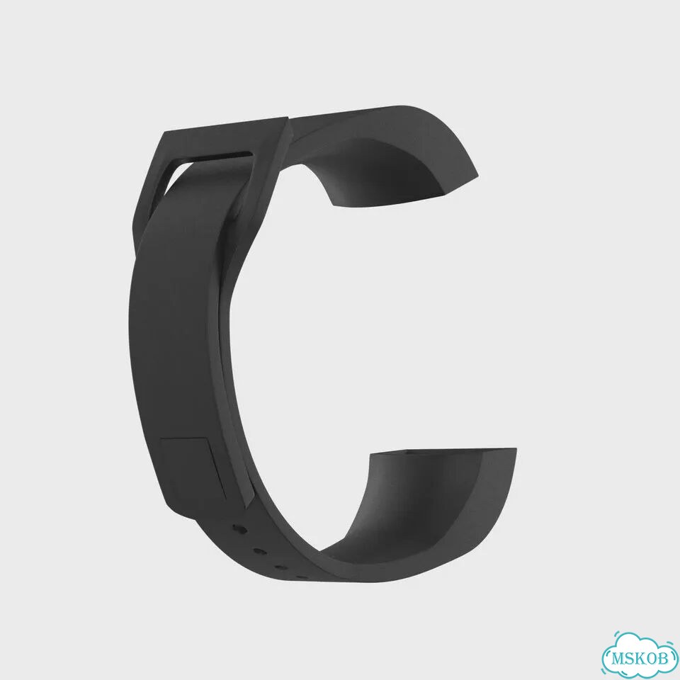 Белый силиконовый ремешок для Xiaomi Mi Band 4C фото 5